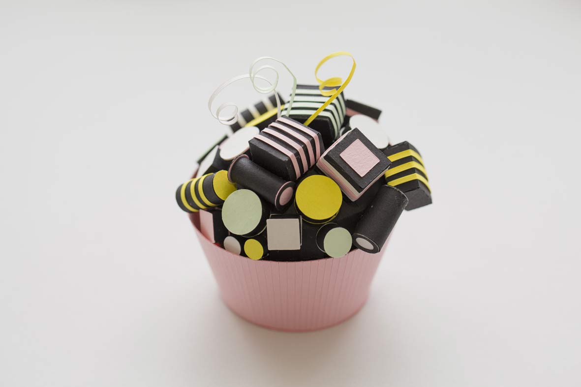 Dolcelicious Paper Cupcake Coulis Liquorice Lemon Elderflower Kiwi web