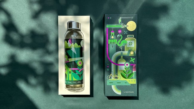 WaterBoottle06 Packaging per Water Bottle